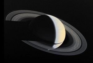 Farewell Saturn by Voyager I