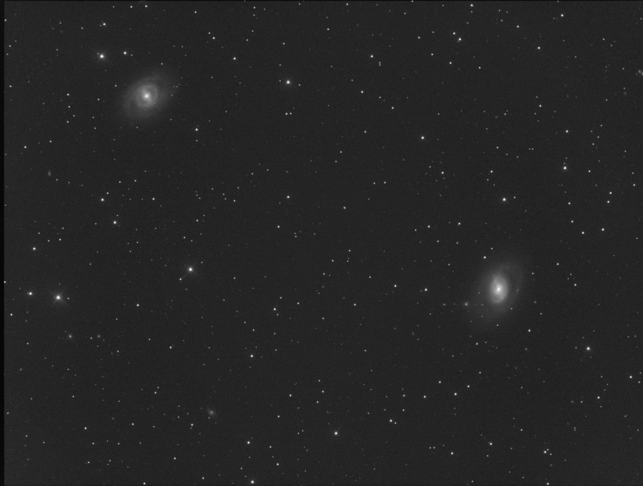 Messier 95 (en haut à gauche et M 96