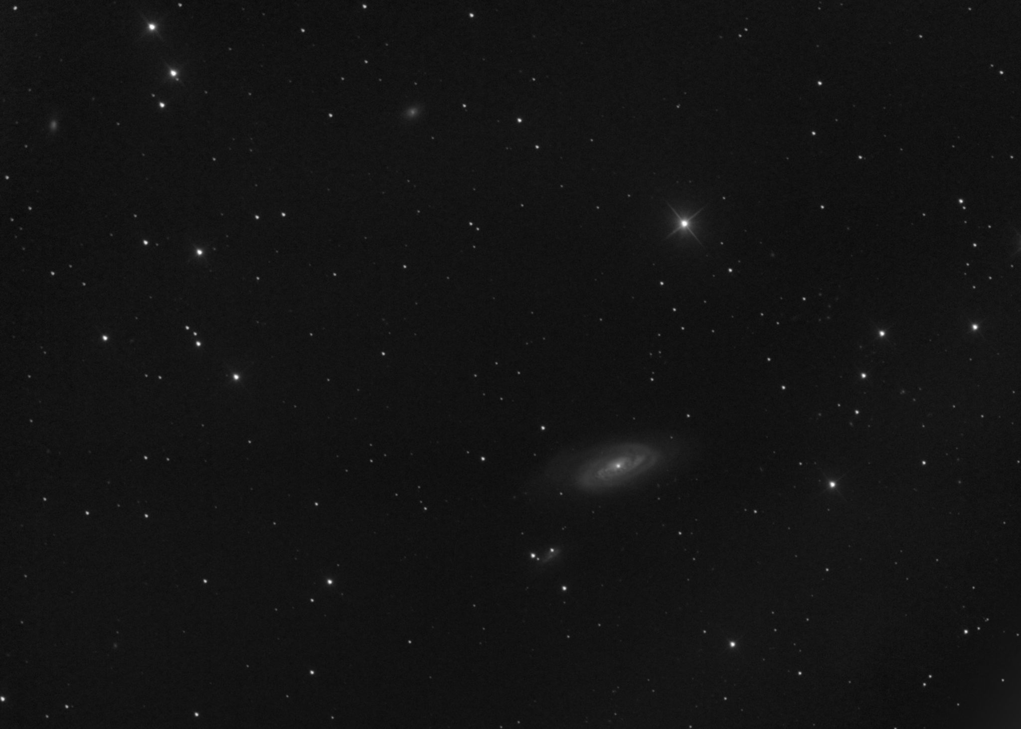 Messier 90 dans la constellation de la Vierge