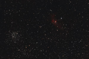 M52 + NGC 7635