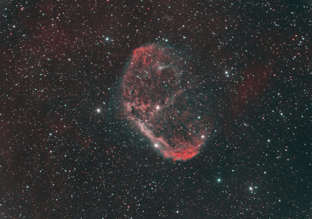 NGC 6888, la nébuleuse du croissant